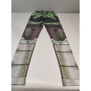 NWOT TAFI Fantasy Armor Leggings Elven Green Plate Chain Mail Armour S